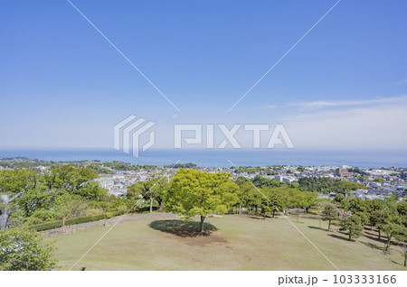 茨城 かみね公園展望台から望む景色 茨城 かみね公園展望台から望む景色 103333166
