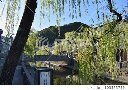 城崎温泉の水路と風景【大正モダンな温泉街】 城崎温泉の水路と風景【大正モダンな温泉街】 103333736