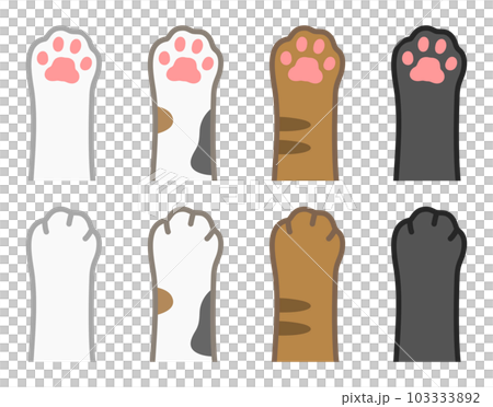 猫の手のセット 103333892