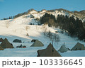 雪中キャンプの朝 雪中キャンプの朝 103336645