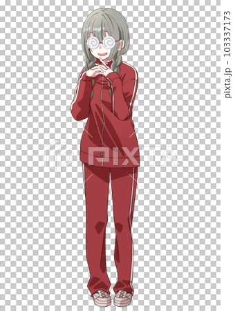 陰キャオタクな三つ編み女子高校生 103337173