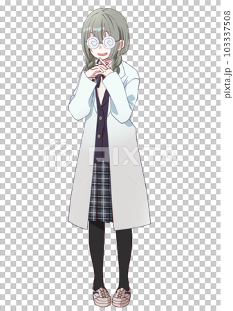 陰キャオタクな三つ編み女子高校生 103337508