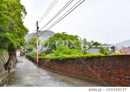 雨の東山手町の風景(長崎県長崎市)【2023.5】 雨の東山手町の風景(長崎県長崎市)【2023.5】 103338137
