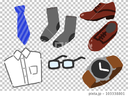 手描きの父の日のプレゼントのイラスト 103338801