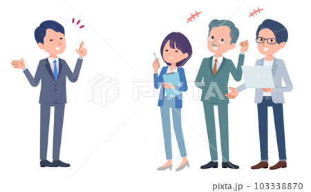 会話をしているビジネスシーン 103338870