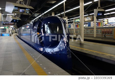 南海なんば駅に停車中の特急ラピート 南海なんば駅に停車中の特急ラピート 103339169