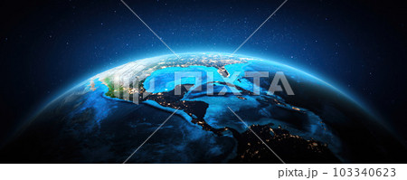 America - Atlantic and Pacific ocean 103340623