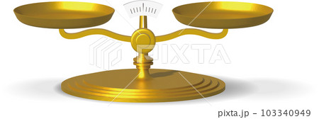 何も乗っていない上皿天秤 何も乗っていない上皿天秤 103340949