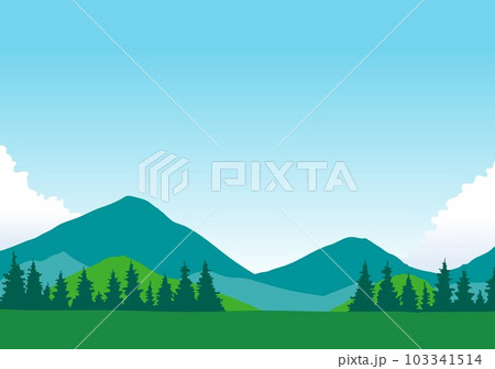 山と木の景色 103341514