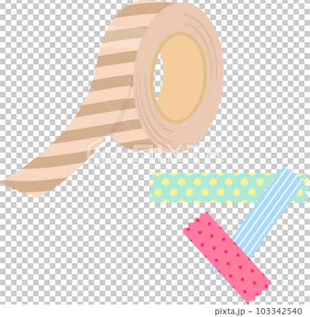 模様入りのマスキングテープ 模様入りのマスキングテープ 103342540