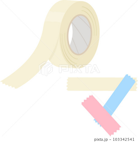 白いマスキングテープ 103342541