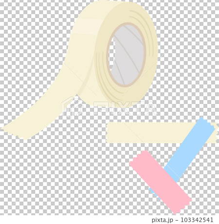 白いマスキングテープ 103342541