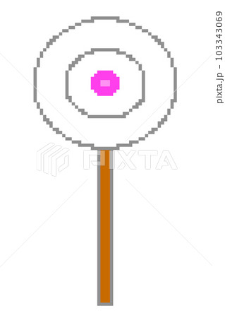 的当て_ドット絵(ピンク) 的当て_ドット絵(ピンク) 103343069