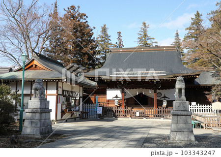 長野県 長野市 冬 象山神社 長野県 長野市 冬 象山神社 103343247