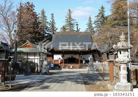長野県　長野市　冬　象山神社 103343251