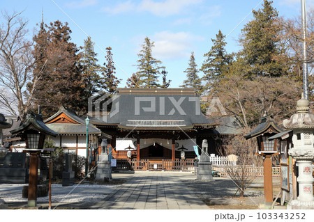 長野県　長野市　冬　象山神社 103343252