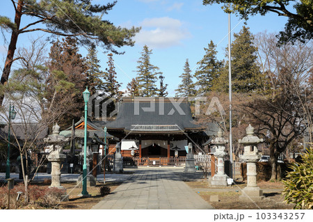 長野県　長野市　冬　象山神社 103343257