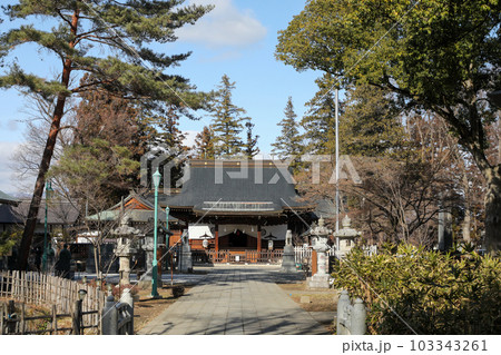 長野県　長野市　冬　象山神社 103343261