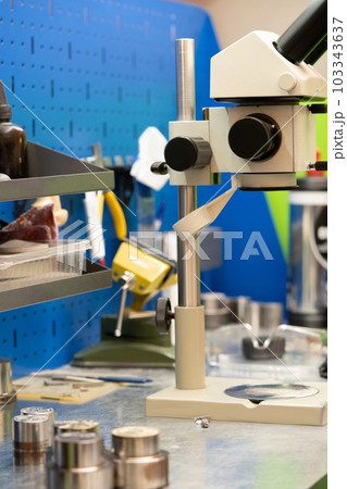 workplace for coin metal press form preparation workplace for coin metal press form preparation 103343637
