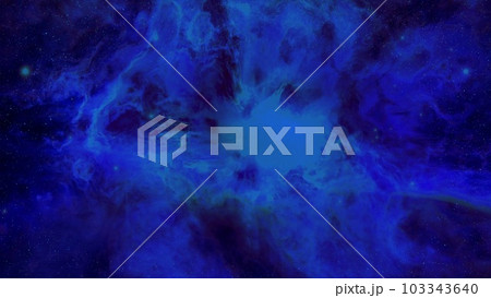 銀河のような青いアブストラクト 103343640
