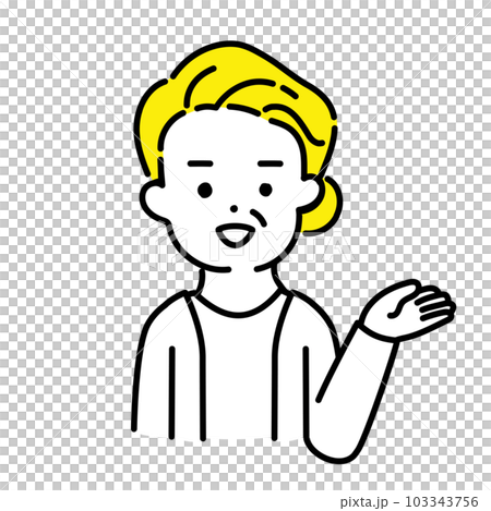 插圖系列可愛的人_高級女人_指南 103343756