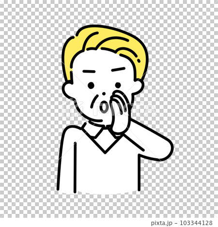 Illustration series of cute people _ Senior man _ Secret story Illustration series of cute people _ Senior man _ Secret story 103344128