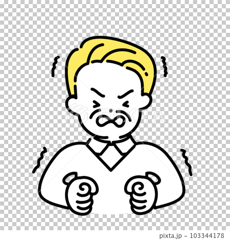 插圖系列可愛的人_高級男人_忍受 103344178