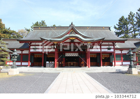 氣比神宮　気比神宮　けひじんぐう　敦賀市　敦賀　福井県　 官幣大社　桜　春　大鳥居　 103344712