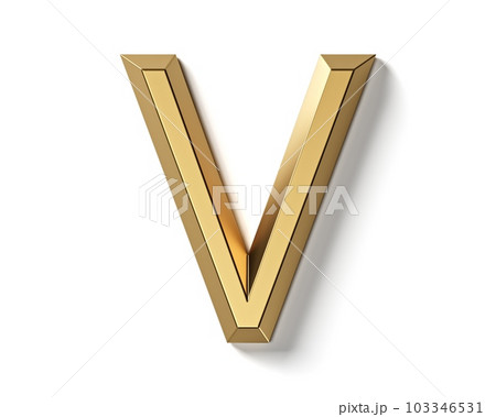 Letters made of gold 103346531