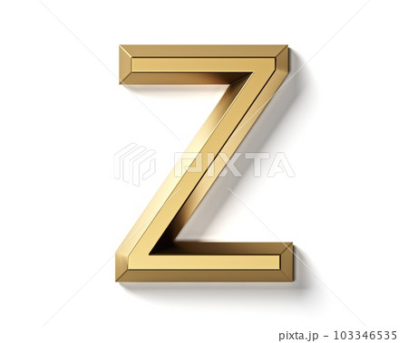 Letters made of gold 103346535