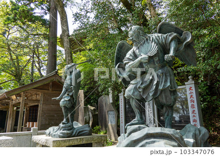 高尾山薬王院 大天狗像と子天狗像 高尾山薬王院 大天狗像と子天狗像 103347076