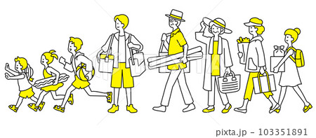 3世代家族サマーキャンプ、海 3世代家族サマーキャンプ、海 103351891