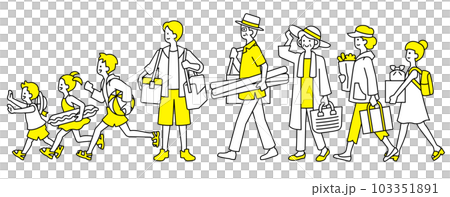 3世代家族サマーキャンプ、海 3世代家族サマーキャンプ、海 103351891