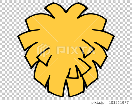 チアリーディングの黄色いポンポンのイラスト素材 チアリーディングの黄色いポンポンのイラスト素材 103351977
