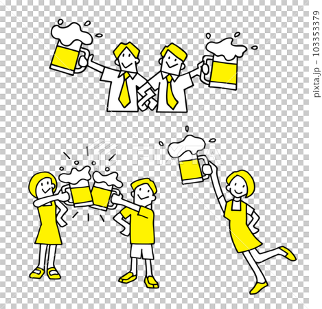 ビールで乾杯 ビールで乾杯 103353379