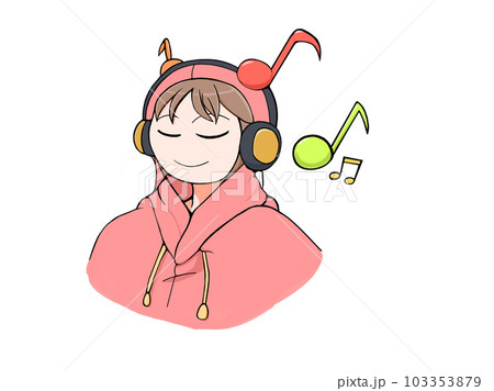 音楽を聞く人 音楽を聞く人 103353879