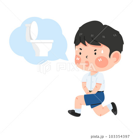 Kid Want to go to the bathroom 103354397