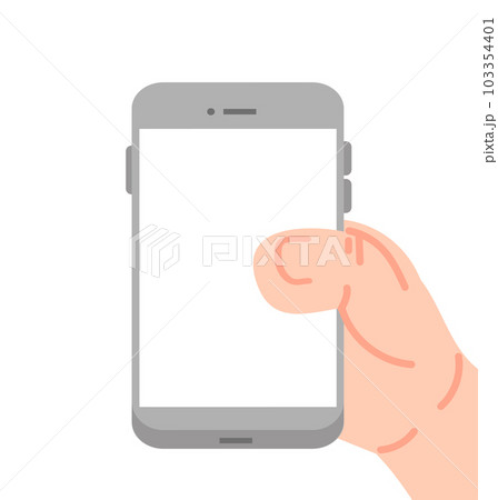 Hand hold on mobile phones 103354401