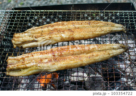 お庭でウナギのかば焼きBBQ 103354722