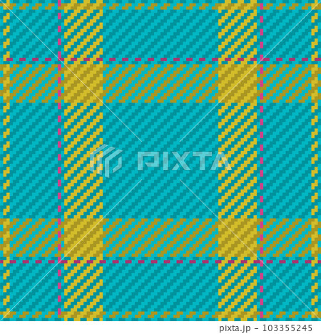 Seamless pattern of scottish tartan plaid. Repeatable background with check fabric texture. Vector backdrop striped textile print. 103355245