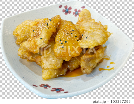 Kwabarou, glutinous rice sweet and sour pork, Chinese cuisine 103357293