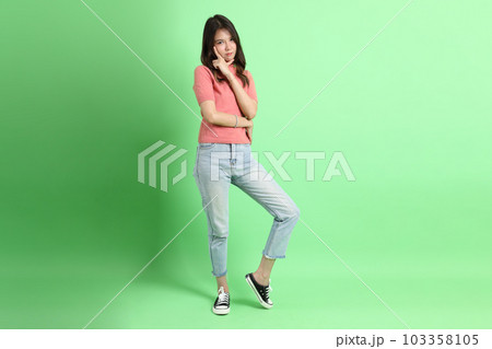 Cute Asian Woman Cute Asian Woman 103358105