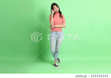 Cute Asian Woman 103358145