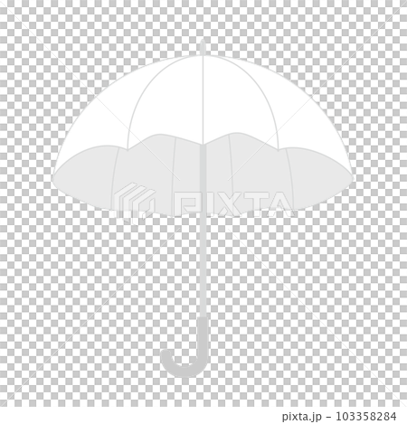 Illustration of a transparent vinyl umbrella 103358284