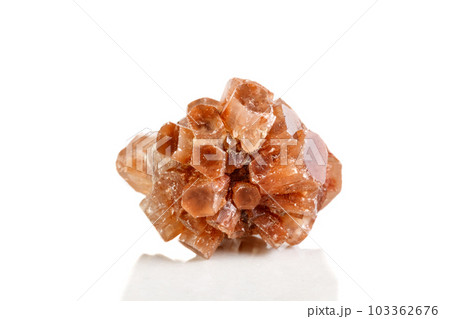 Macro mineral stone Aragonite on a black background Macro mineral stone Aragonite on a black background 103362676