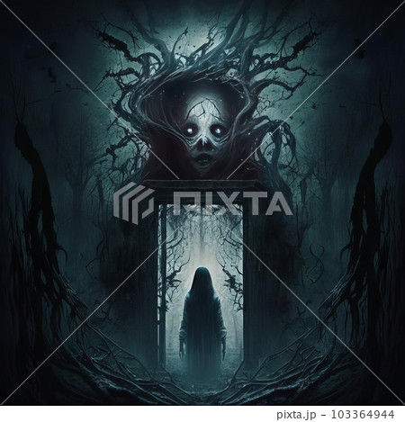 Nightmare, horror, nightmare. Generative AI 103364944