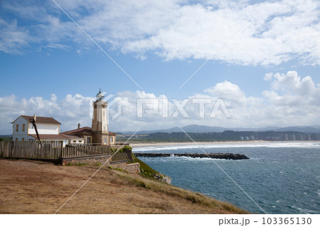 Aviles lighthouse view, Asturias, Spain Aviles lighthouse view, Asturias, Spain 103365130