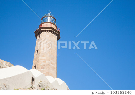 Vello lighthouse view, Galicia, Costa da Morte, Spain Vello lighthouse view, Galicia, Costa da Morte, Spain 103365140