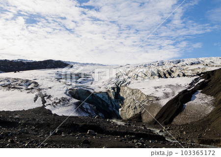 Vatnajokull glacier near Kverfjoll area, Iceland nature 103365172