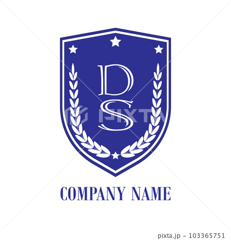 Abstract logo with text on an isolated background 103365751